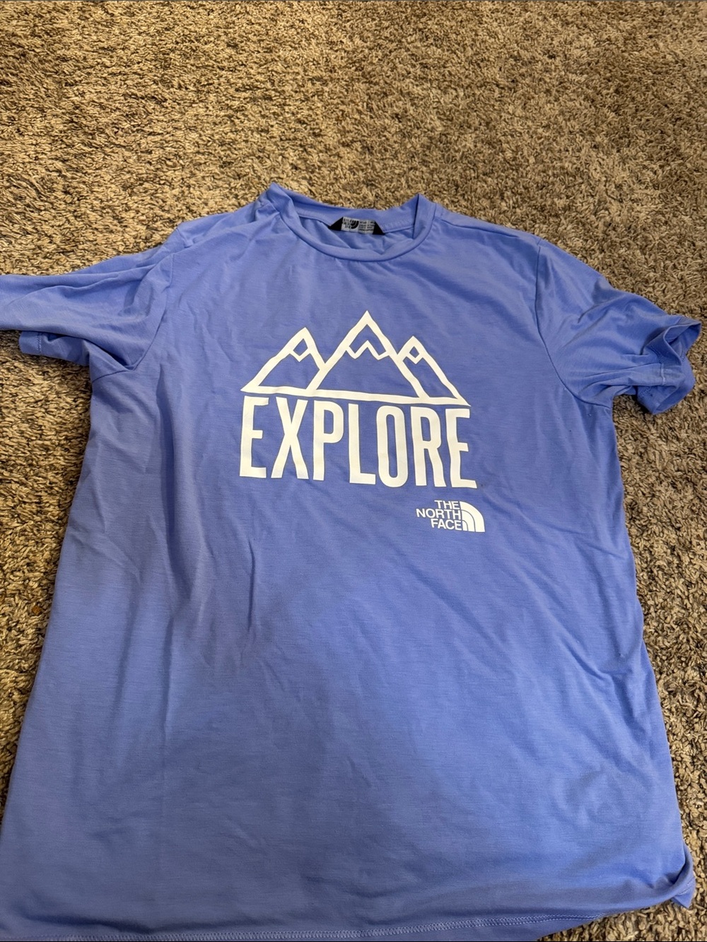 The North Face Men's 'Explore' Graphic Tee - Light Blue